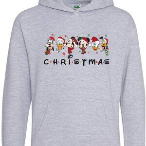 Christmas Hoodie, Mickey Minnie Mouse Christmas Light Hoodie Friends Christmas